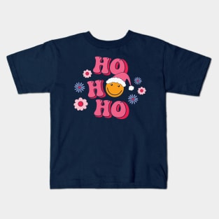 Groovy Christmas Ho Ho Ho Kids T-Shirt